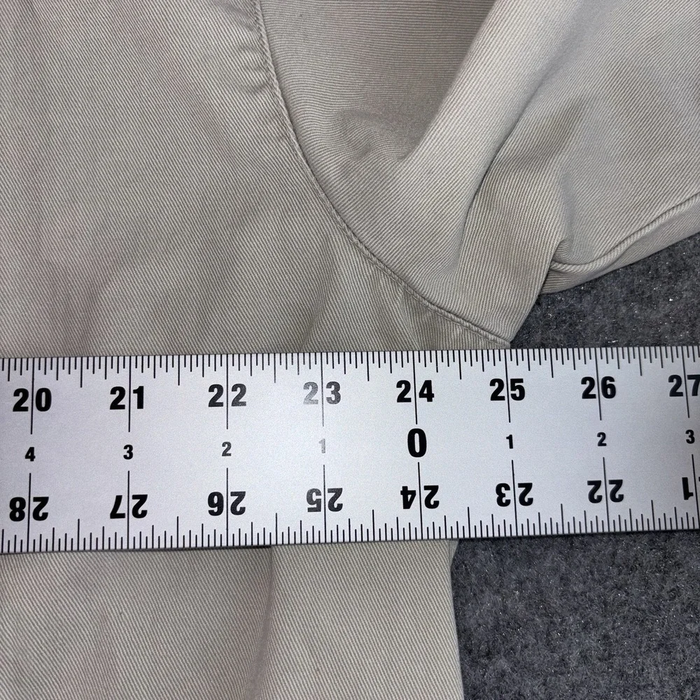 Vintage Polo Ralph Lauren Jacket Mens Large Beige Full Zip Golf Made In USA Rare